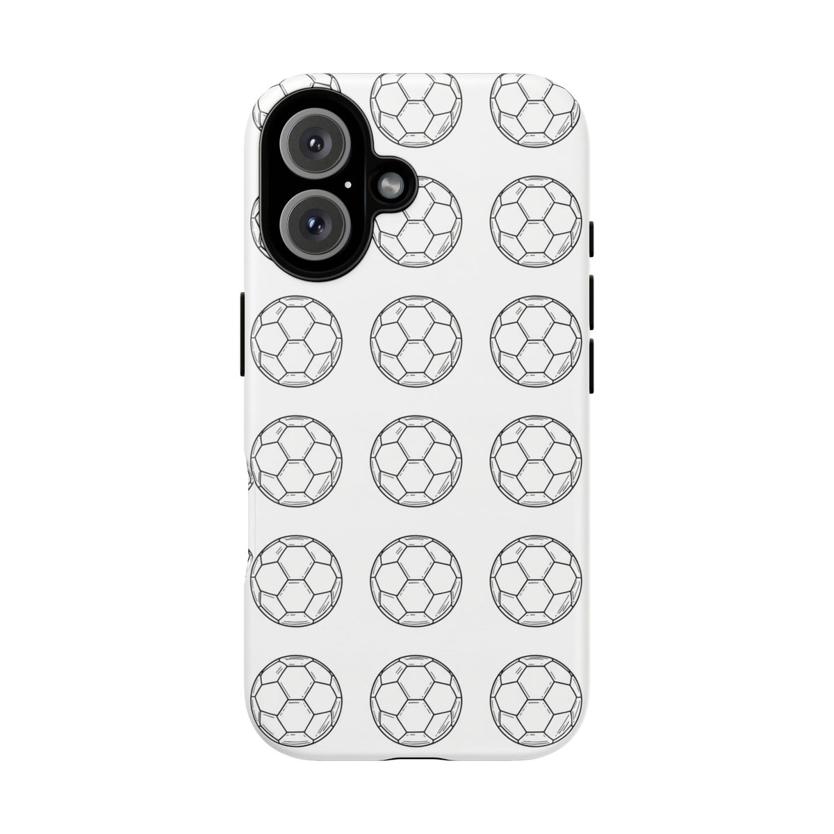 Phone Case, Football Minimalist Football Repeat Design, Tough Case