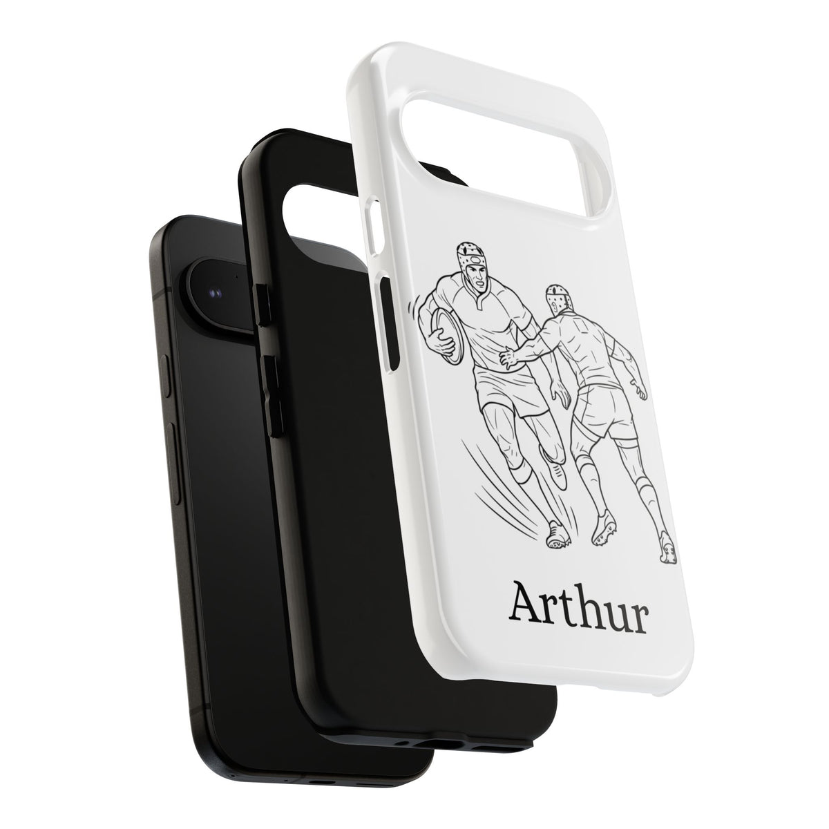 Personalised Phone Case, Rugby sidestep, Tough Case,  Custom Name