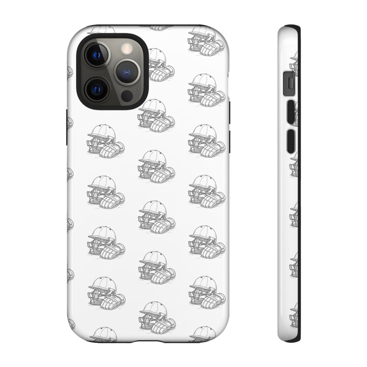 Phone Case Cricket Gear Repeat Pattern,Tough Case