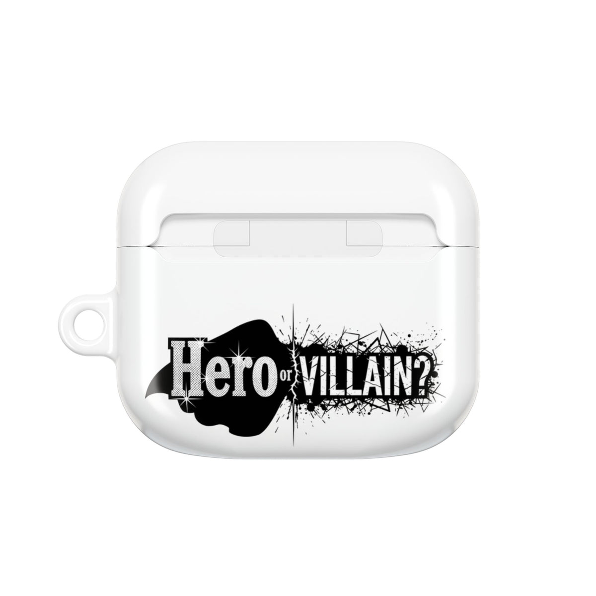 AirPods Case Protective Cover  - Hockey Goalie Design | Hero or Villain -  'You Decide'
