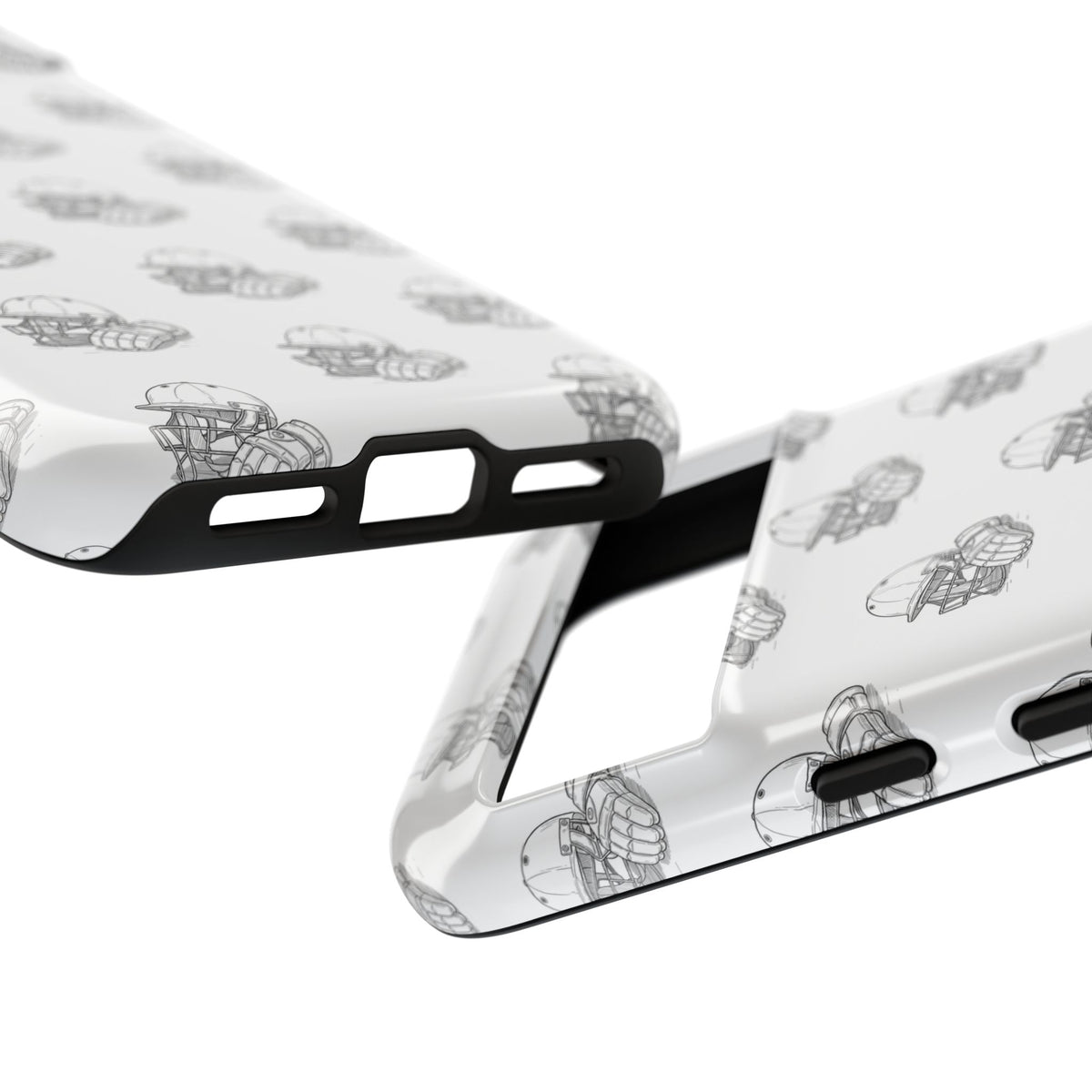 Phone Case Cricket Gear Repeat Pattern,Tough Case