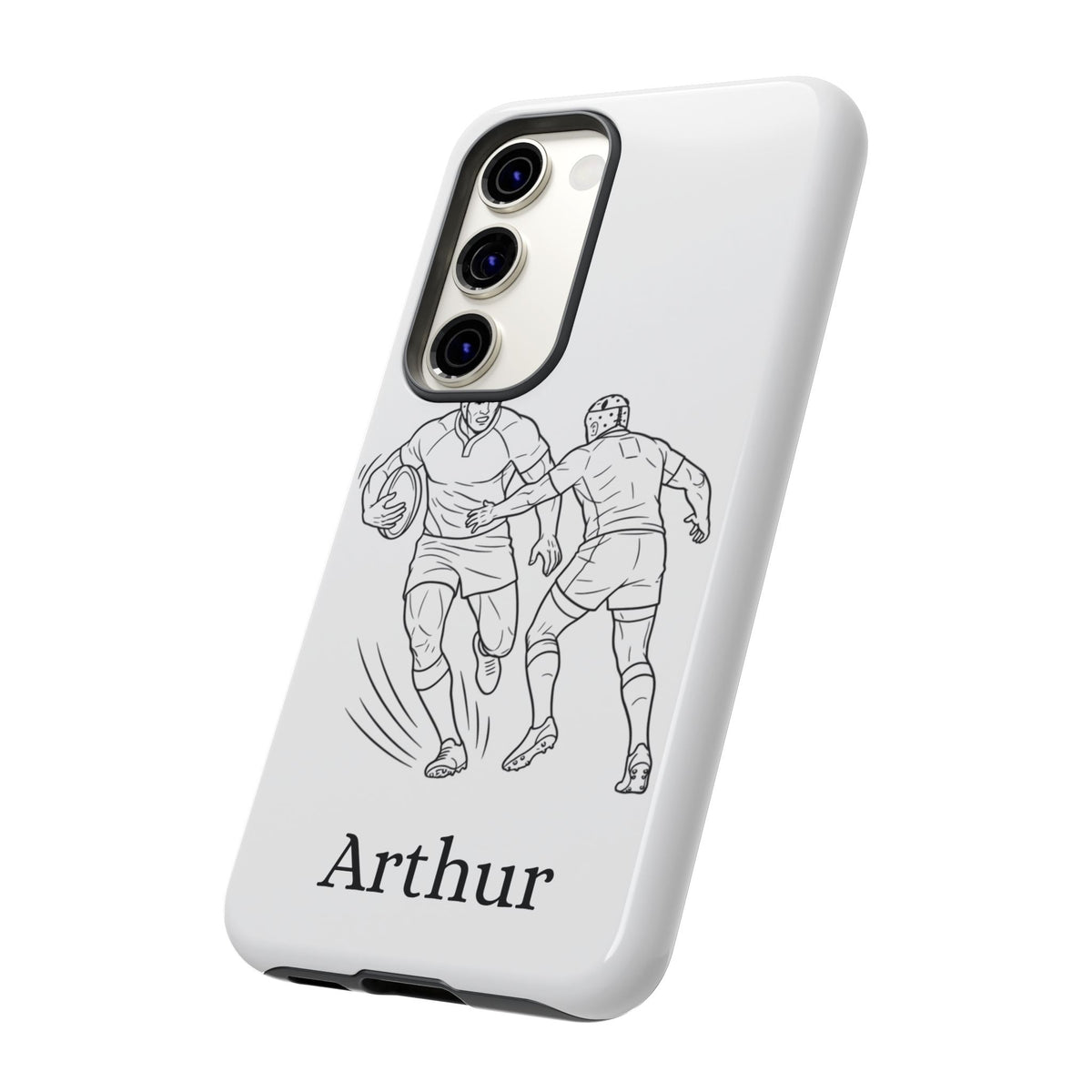 Personalised Phone Case, Rugby sidestep, Tough Case,  Custom Name