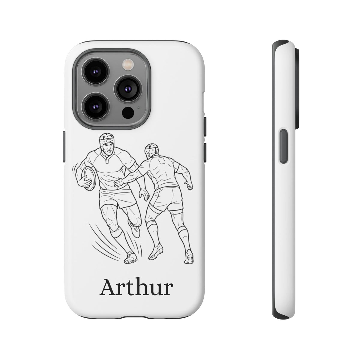 Personalised Phone Case, Rugby sidestep, Tough Case,  Custom Name
