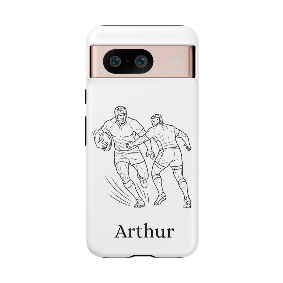 Personalised Phone Case, Rugby sidestep, Tough Case,  Custom Name