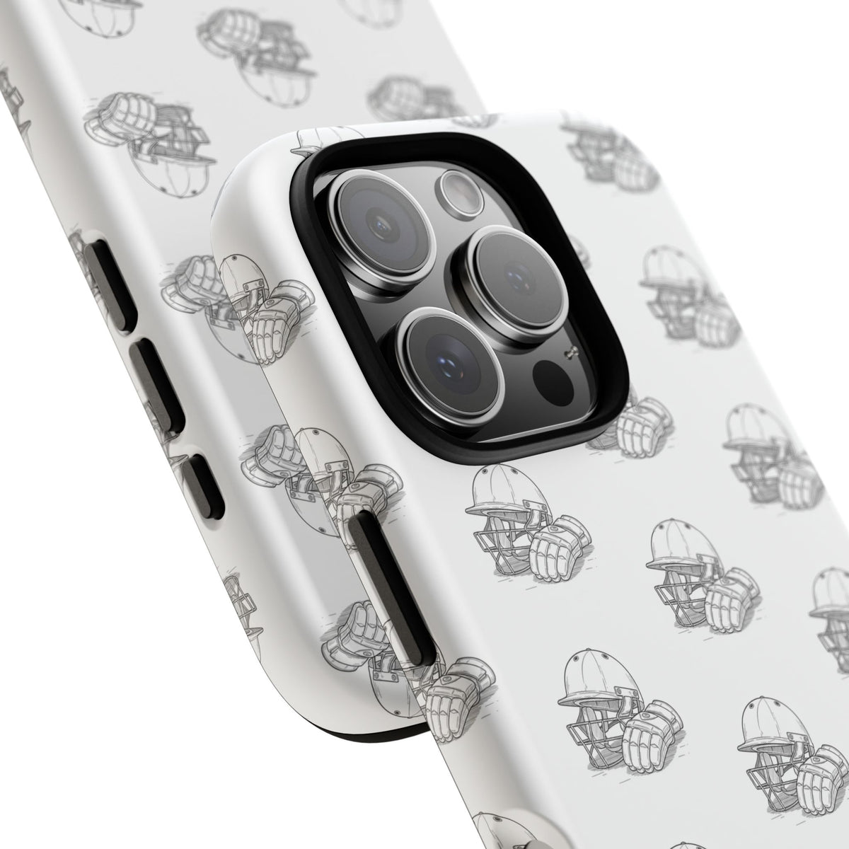Phone Case Cricket Gear Repeat Pattern,Tough Case
