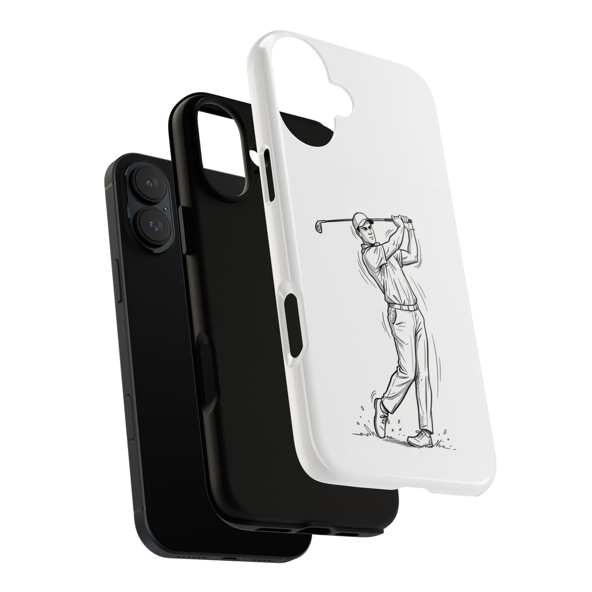 Phone Case, Golf Long Drive Design, Tough Case