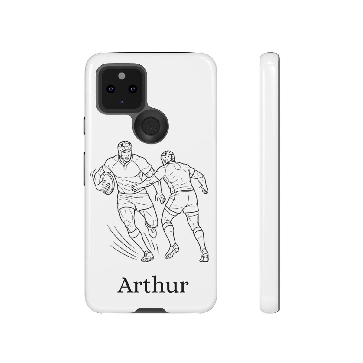 Personalised Phone Case, Rugby sidestep, Tough Case,  Custom Name
