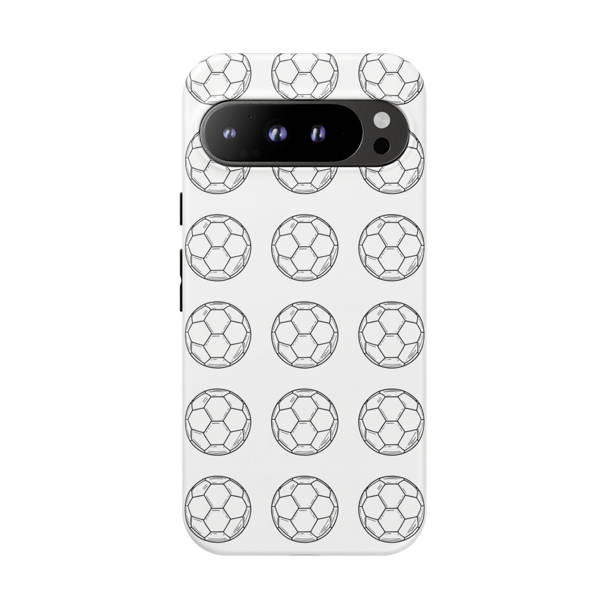 Phone Case, Football Minimalist Football Repeat Design, Tough Case