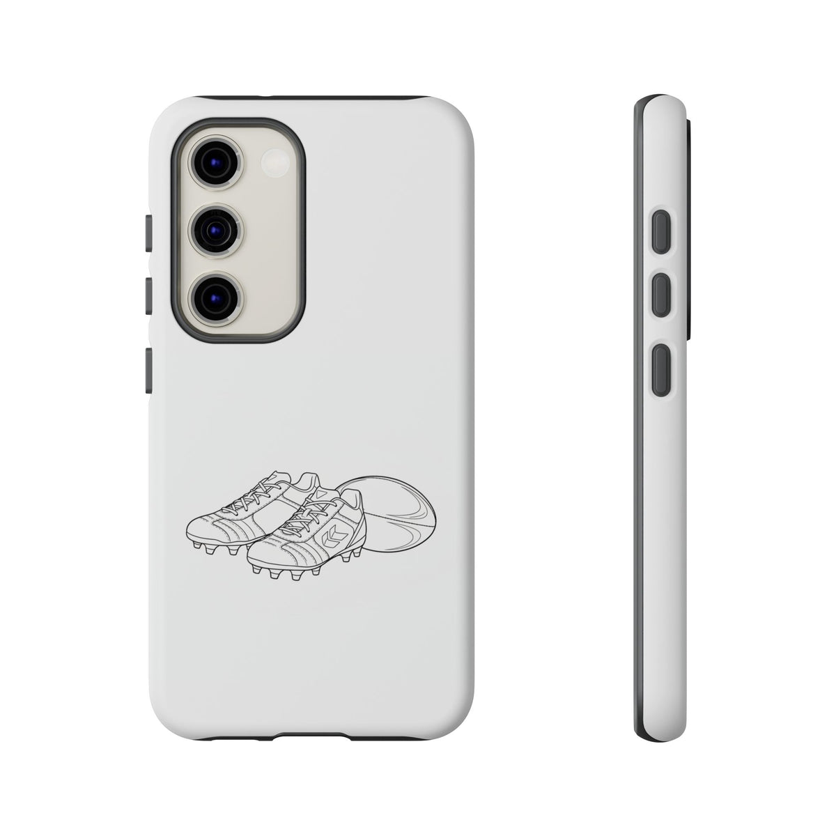 Phone Case, Rugby Ball & Boots Sketch, Tough Case