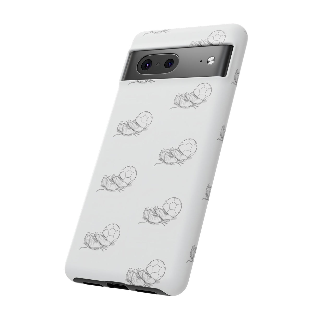 Phone Case, Football Boots & Ball Pattern, Tough Cases — Sports Phone Case