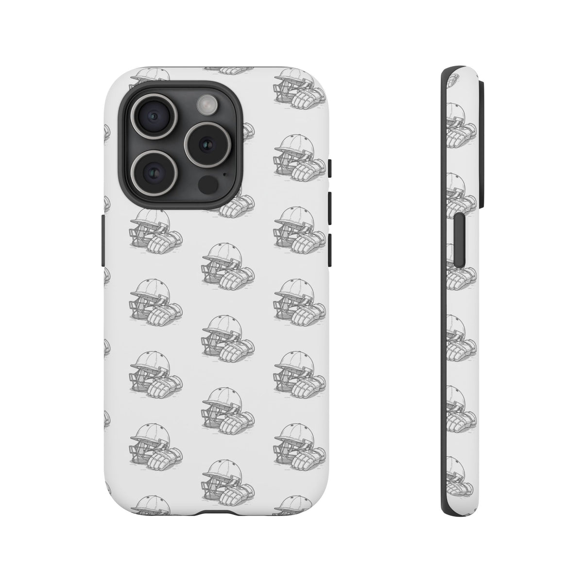 Phone Case Cricket Gear Repeat Pattern,Tough Case