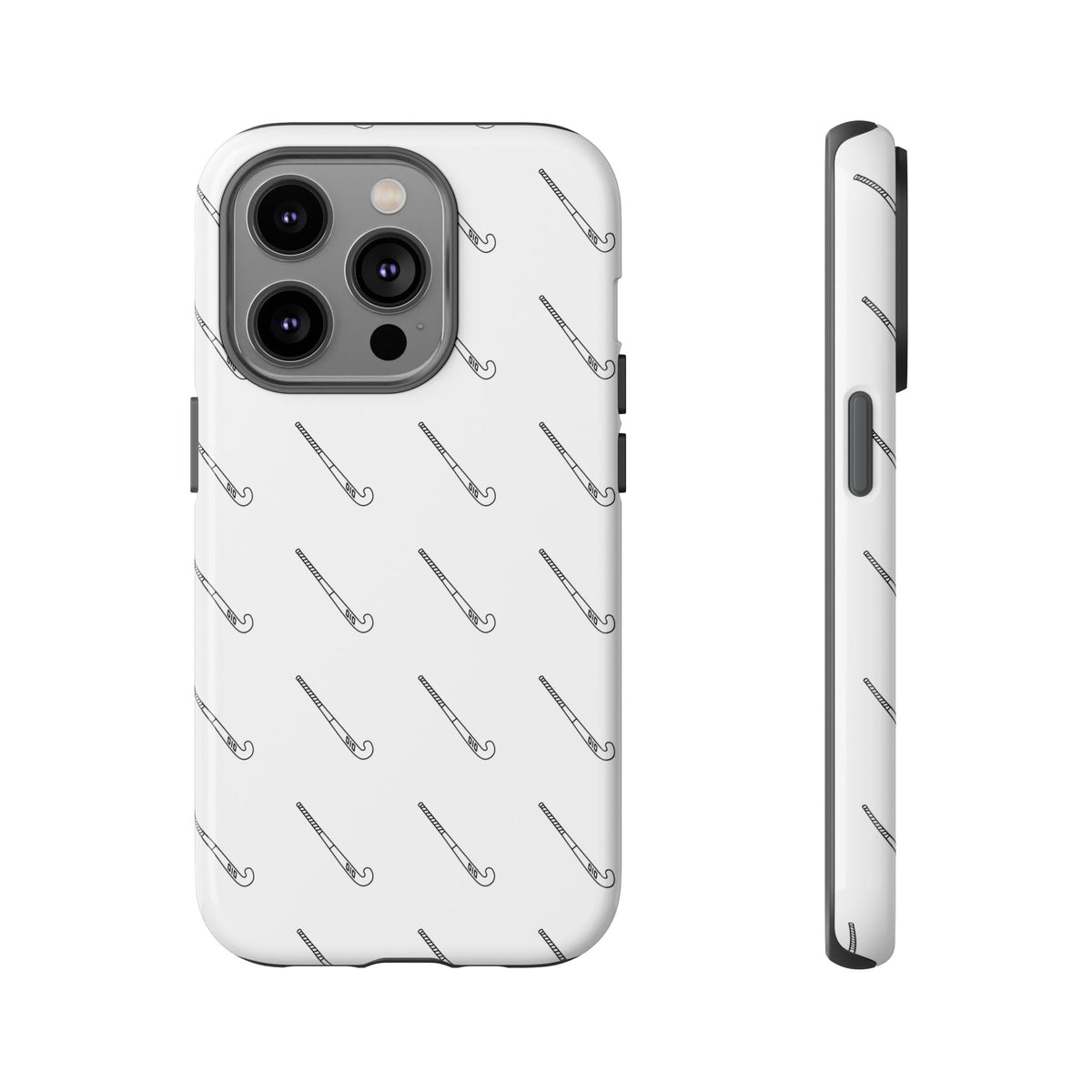 Phone Case, Hockey Stick Pattern, Tough Cases