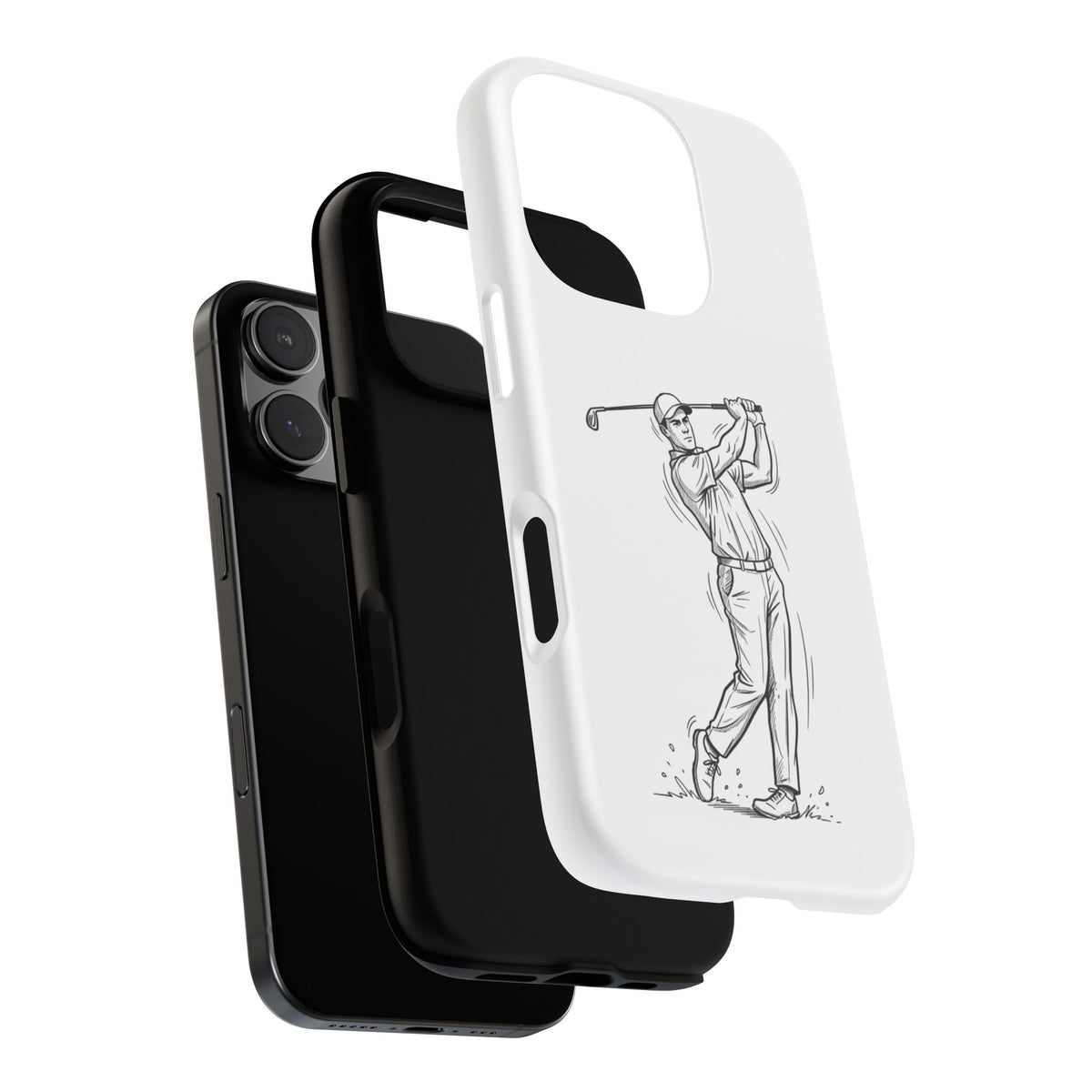 Phone Case, Golf Long Drive Design, Tough Case