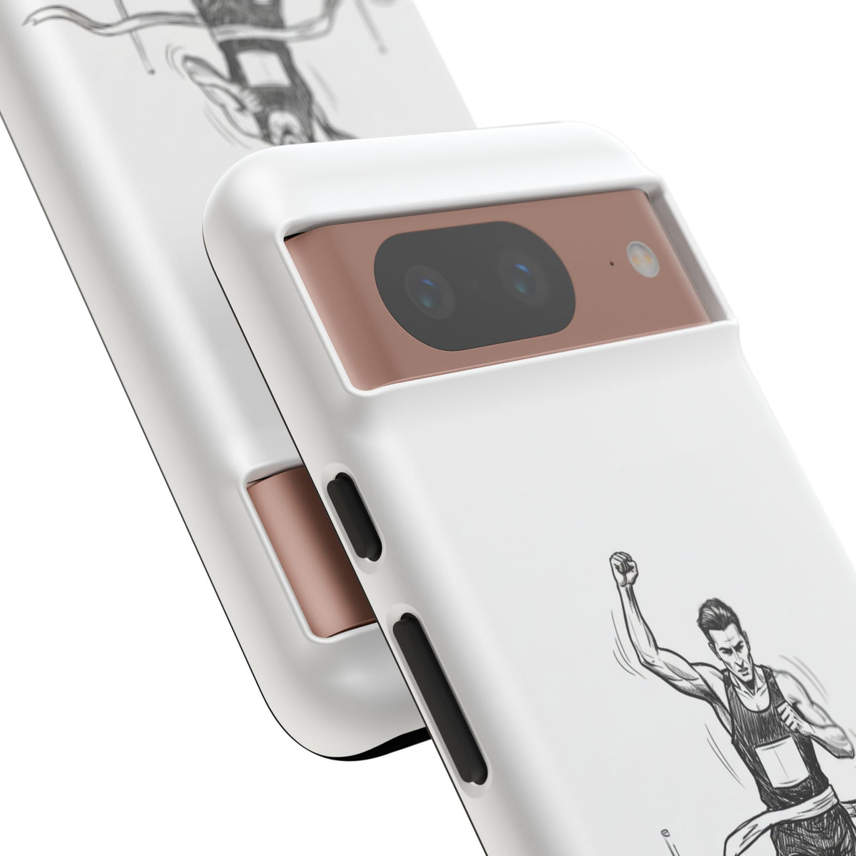 Phone Case, Running, finish line design, Tough Case