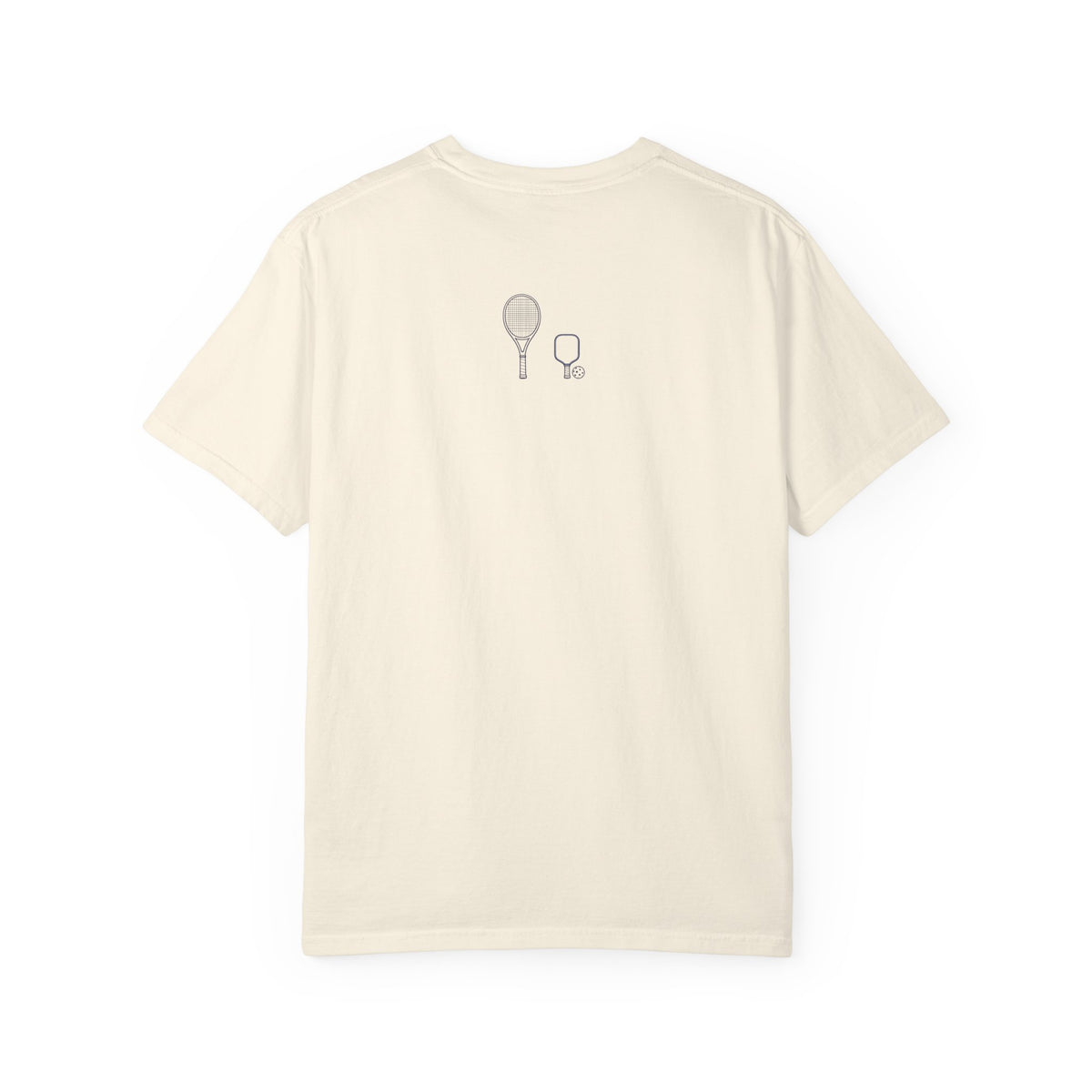 T-shirt, Racket Sports, King of the Court Sketch design, Cotton, Various Colours