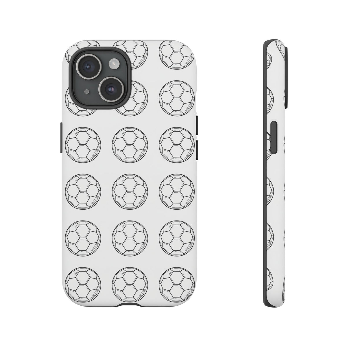 Phone Case, Football Minimalist Football Repeat Design, Tough Case
