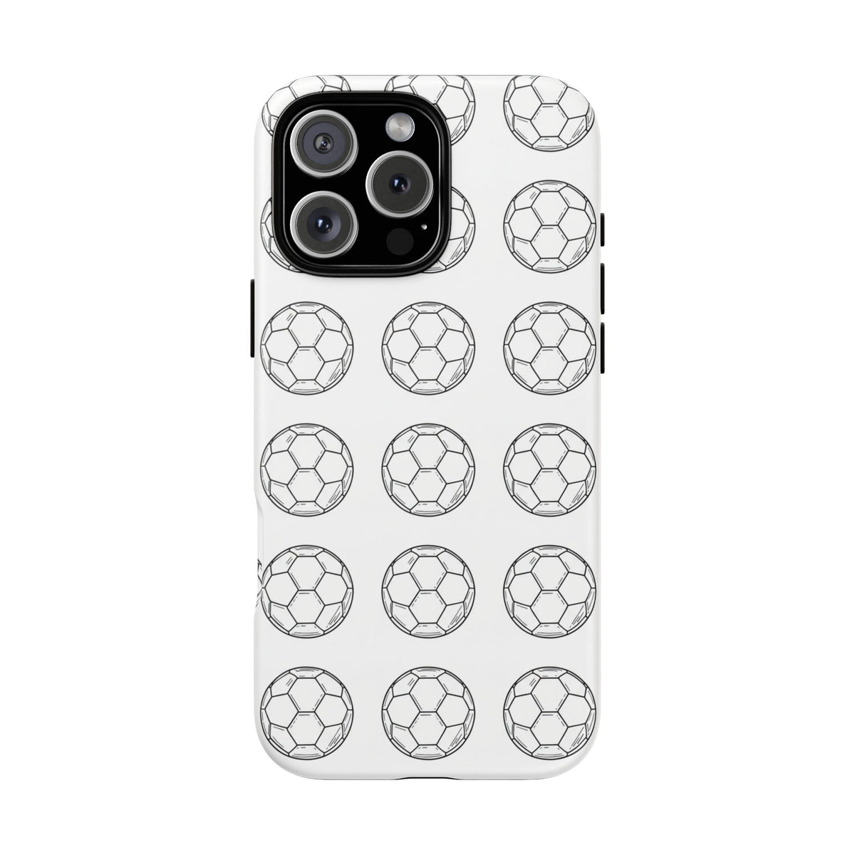 Phone Case, Football Minimalist Football Repeat Design, Tough Case
