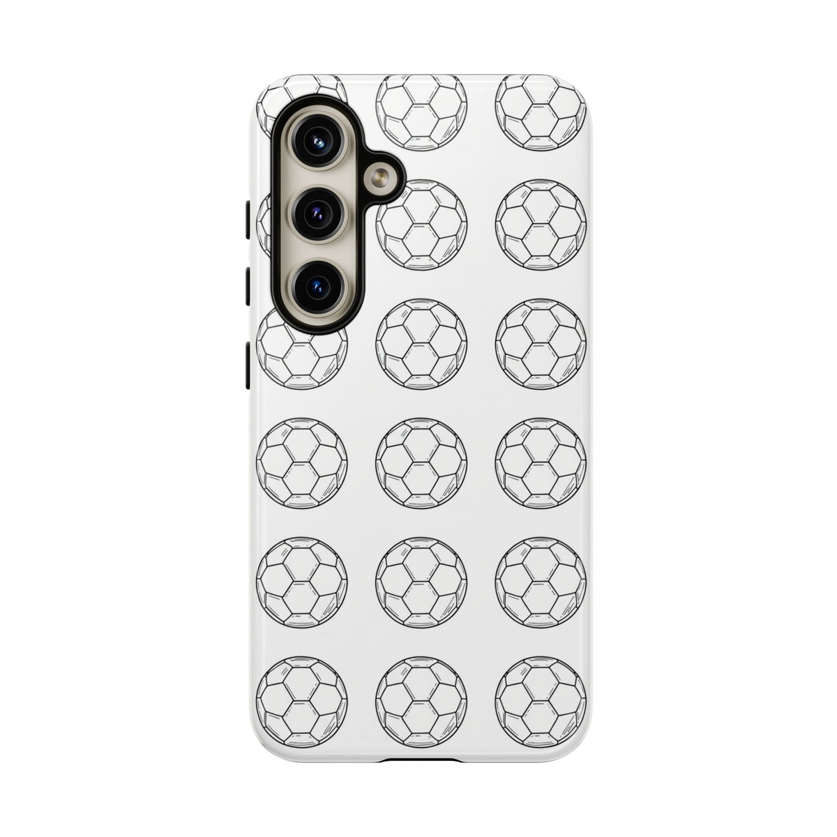 Phone Case, Football Minimalist Football Repeat Design, Tough Case