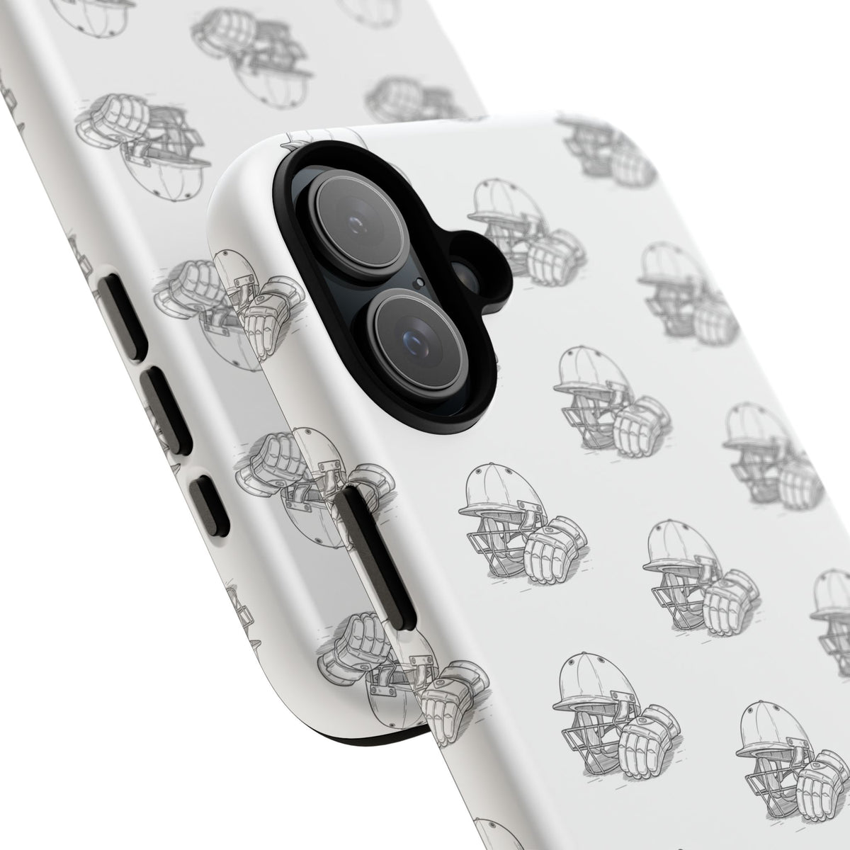 Phone Case Cricket Gear Repeat Pattern,Tough Case