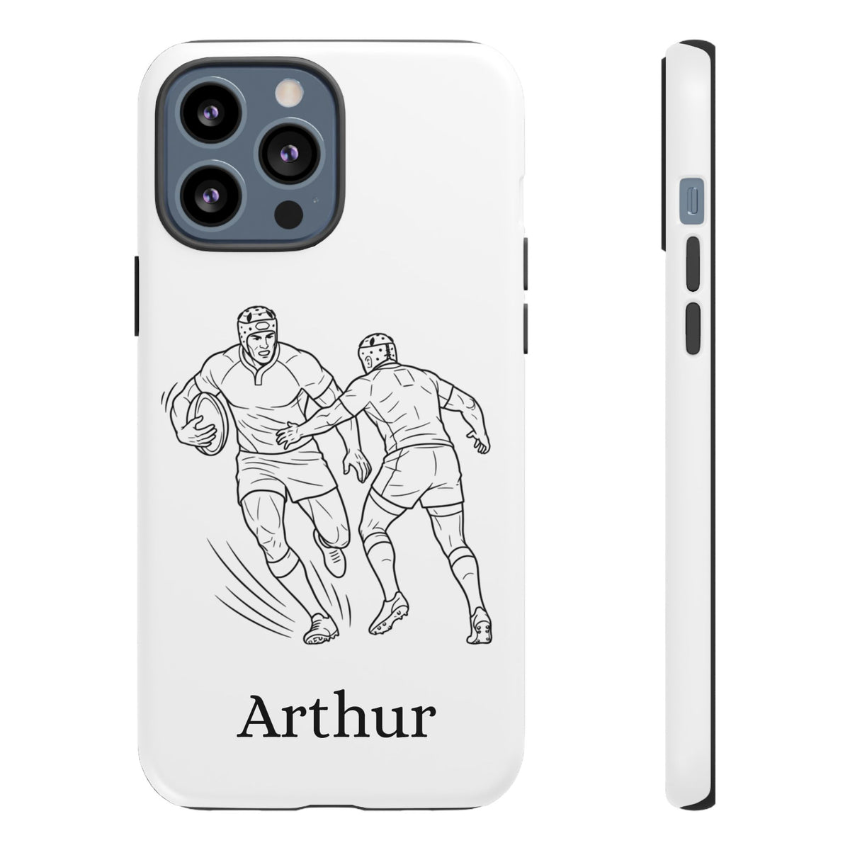 Personalised Phone Case, Rugby sidestep, Tough Case,  Custom Name