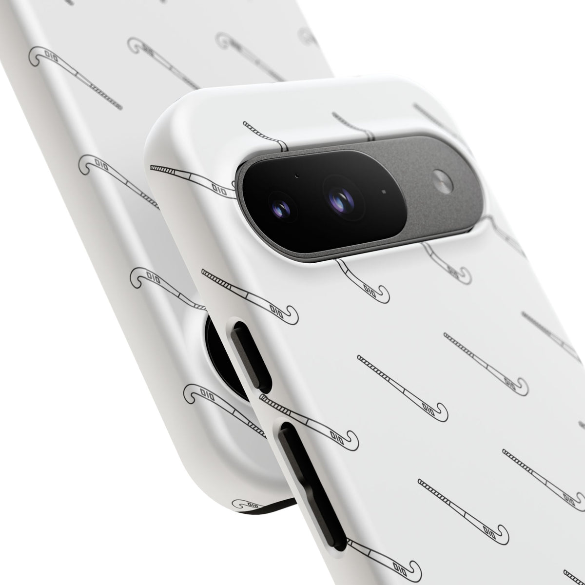 Phone Case, Hockey Stick Pattern, Tough Cases