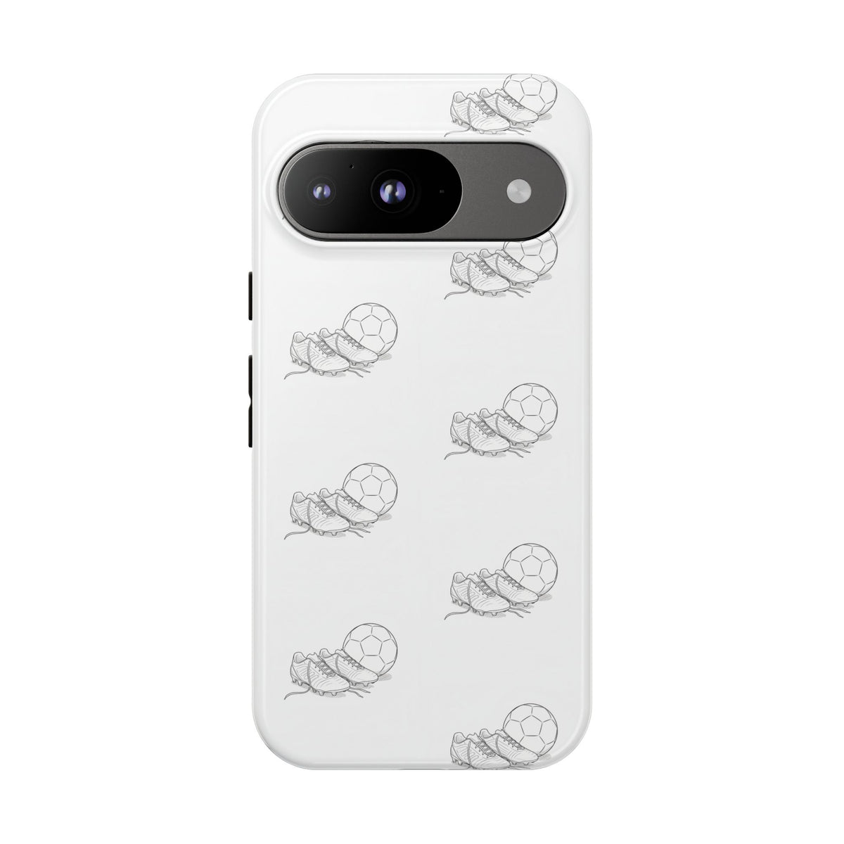Phone Case, Football Boots & Ball Pattern, Tough Cases — Sports Phone Case