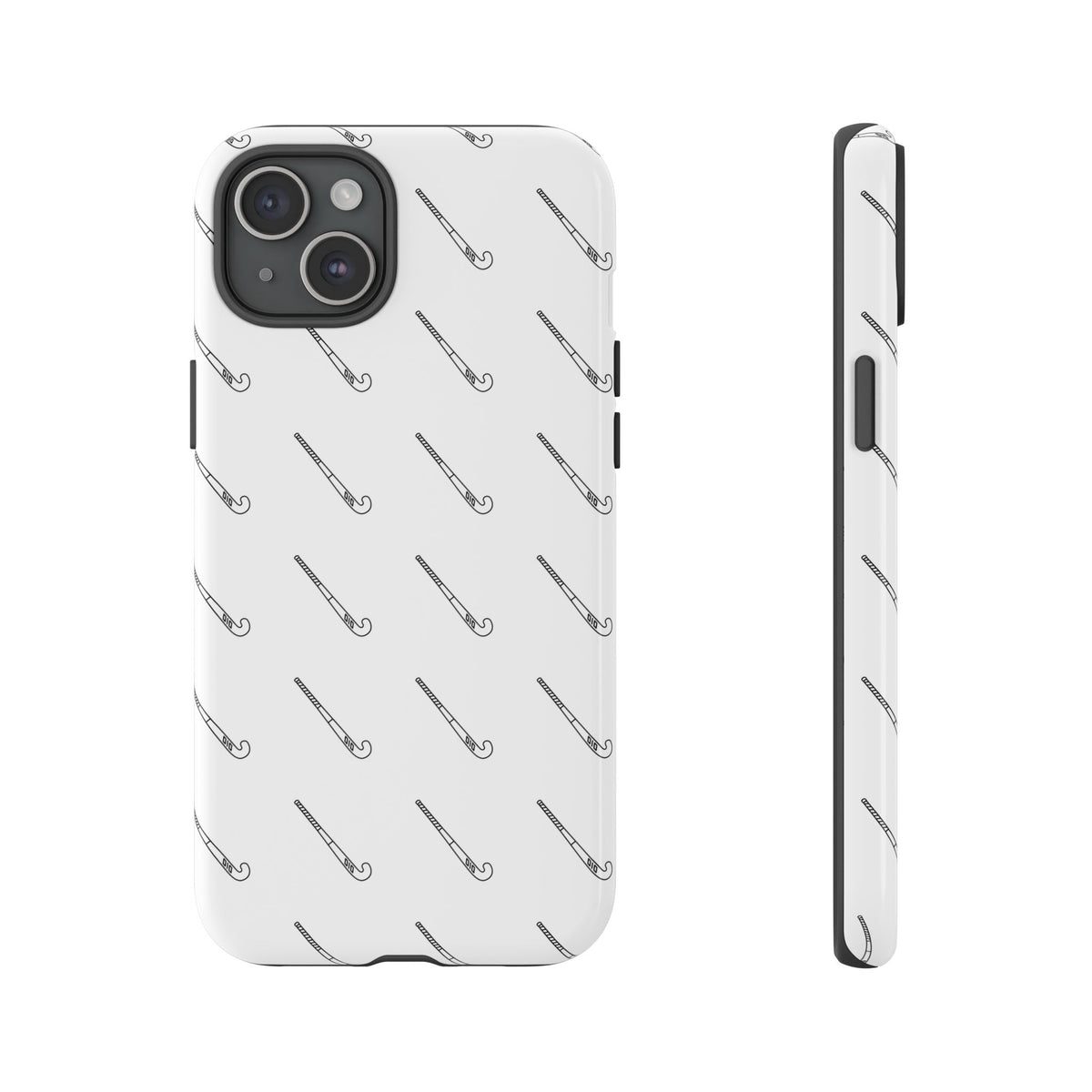 Phone Case, Hockey Stick Pattern, Tough Cases