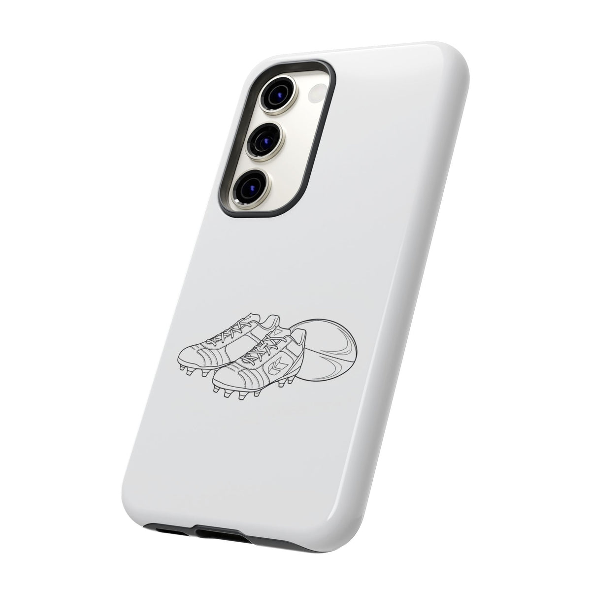 Phone Case, Rugby Ball & Boots Sketch, Tough Case