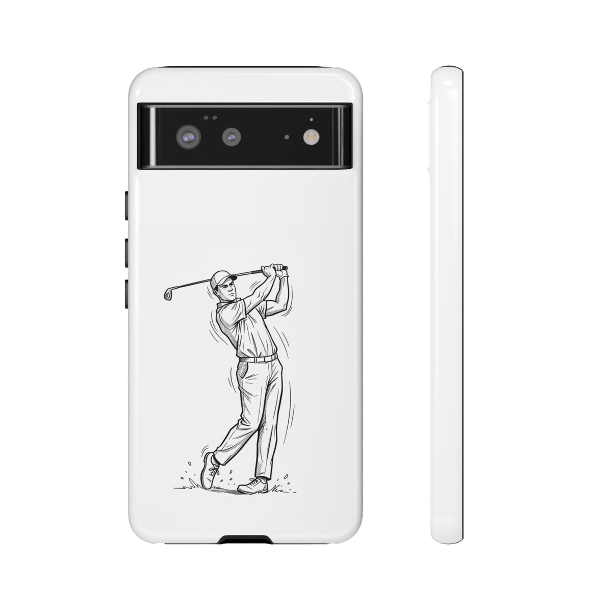 Phone Case, Golf Long Drive Design, Tough Case