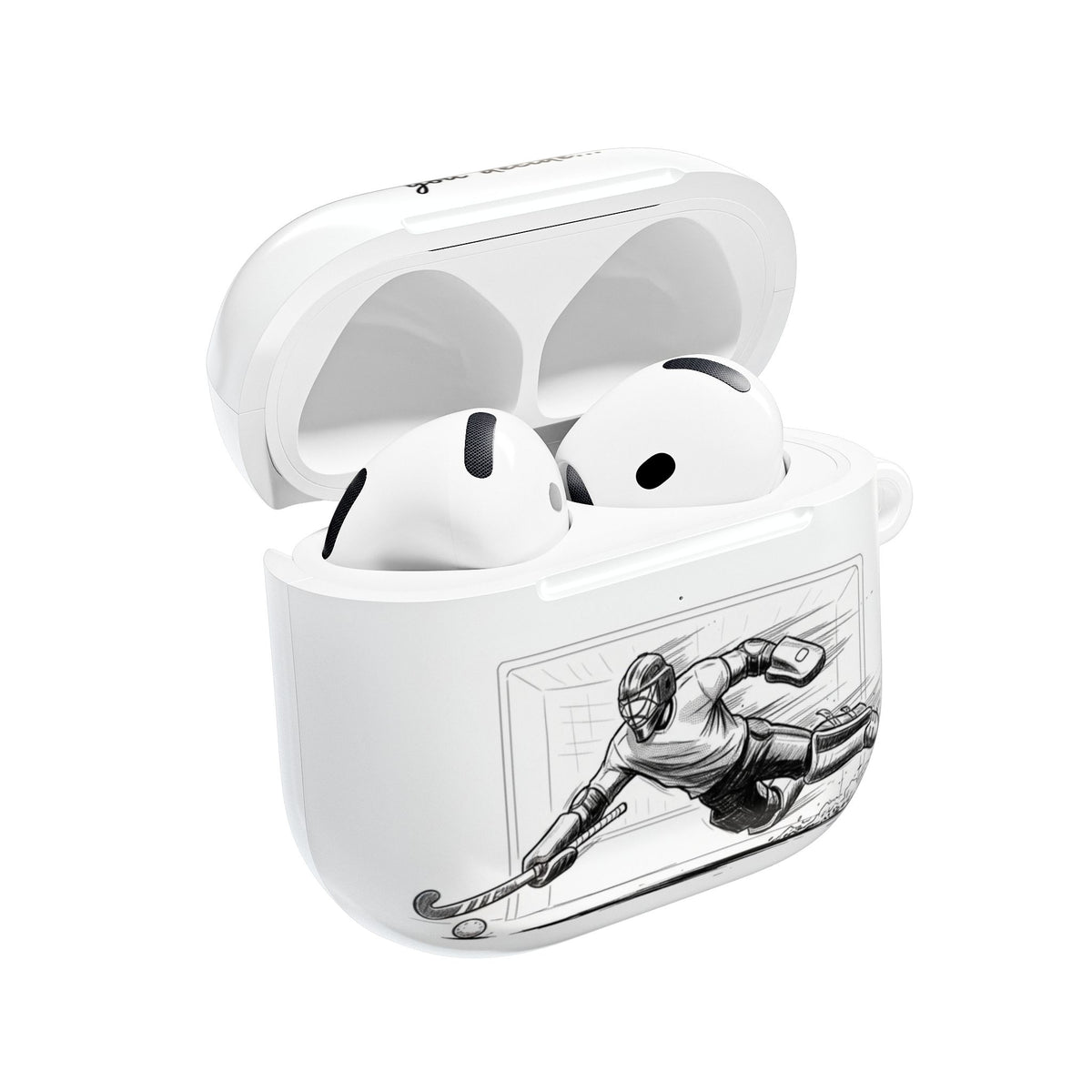 AirPods Case Protective Cover  - Hockey Goalie Design | Hero or Villain -  'You Decide'