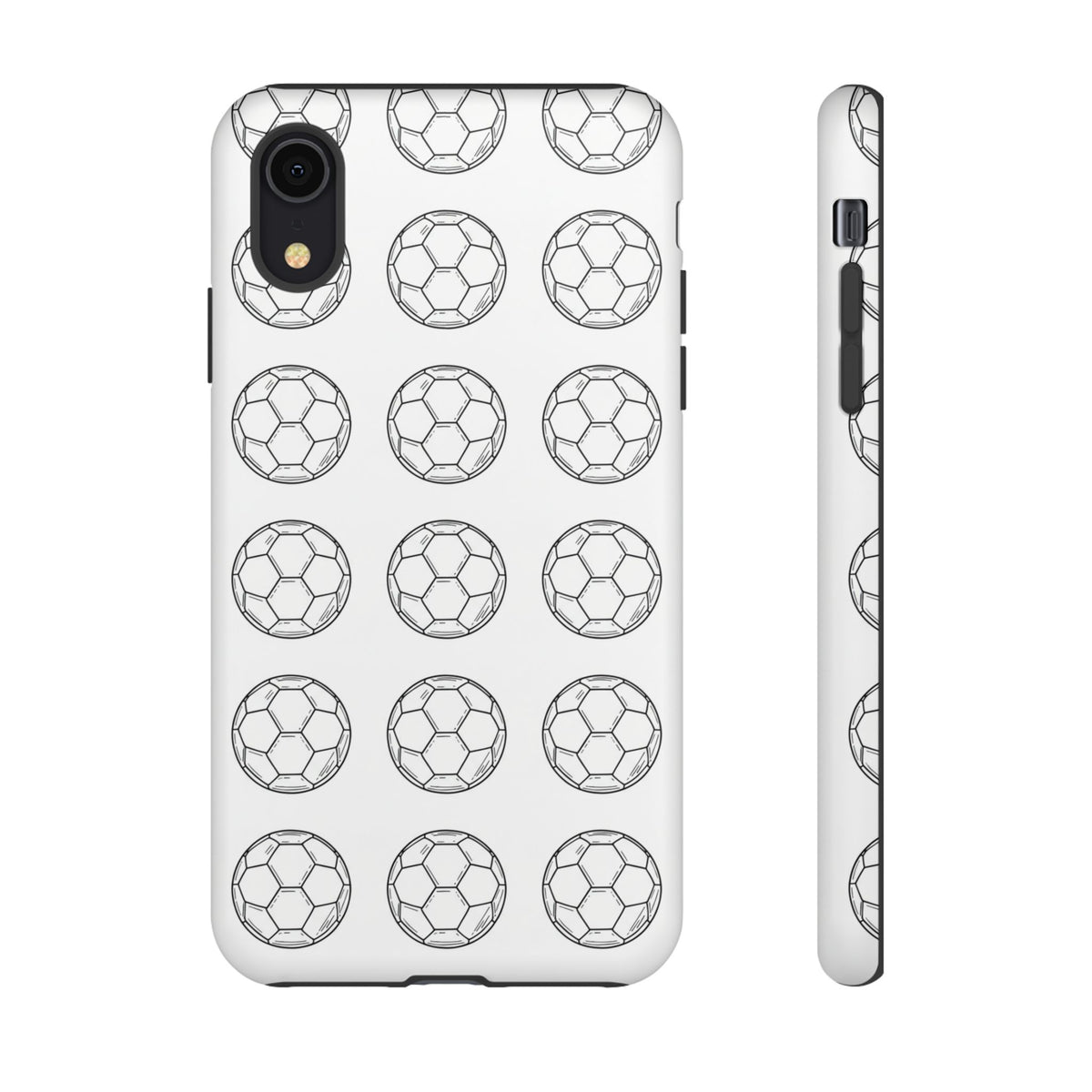 Phone Case, Football Minimalist Football Repeat Design, Tough Case