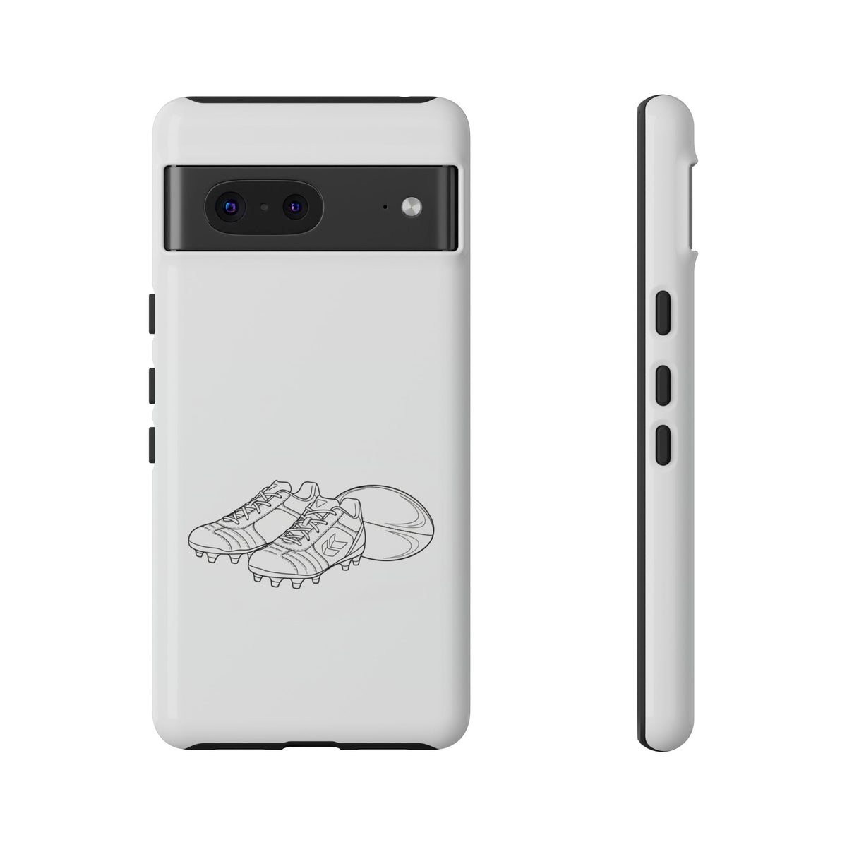 Phone Case, Rugby Ball & Boots Sketch, Tough Case