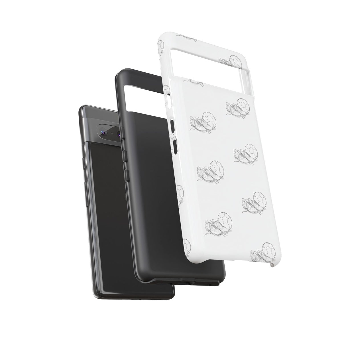 Phone Case, Football Boots & Ball Pattern, Tough Cases — Sports Phone Case