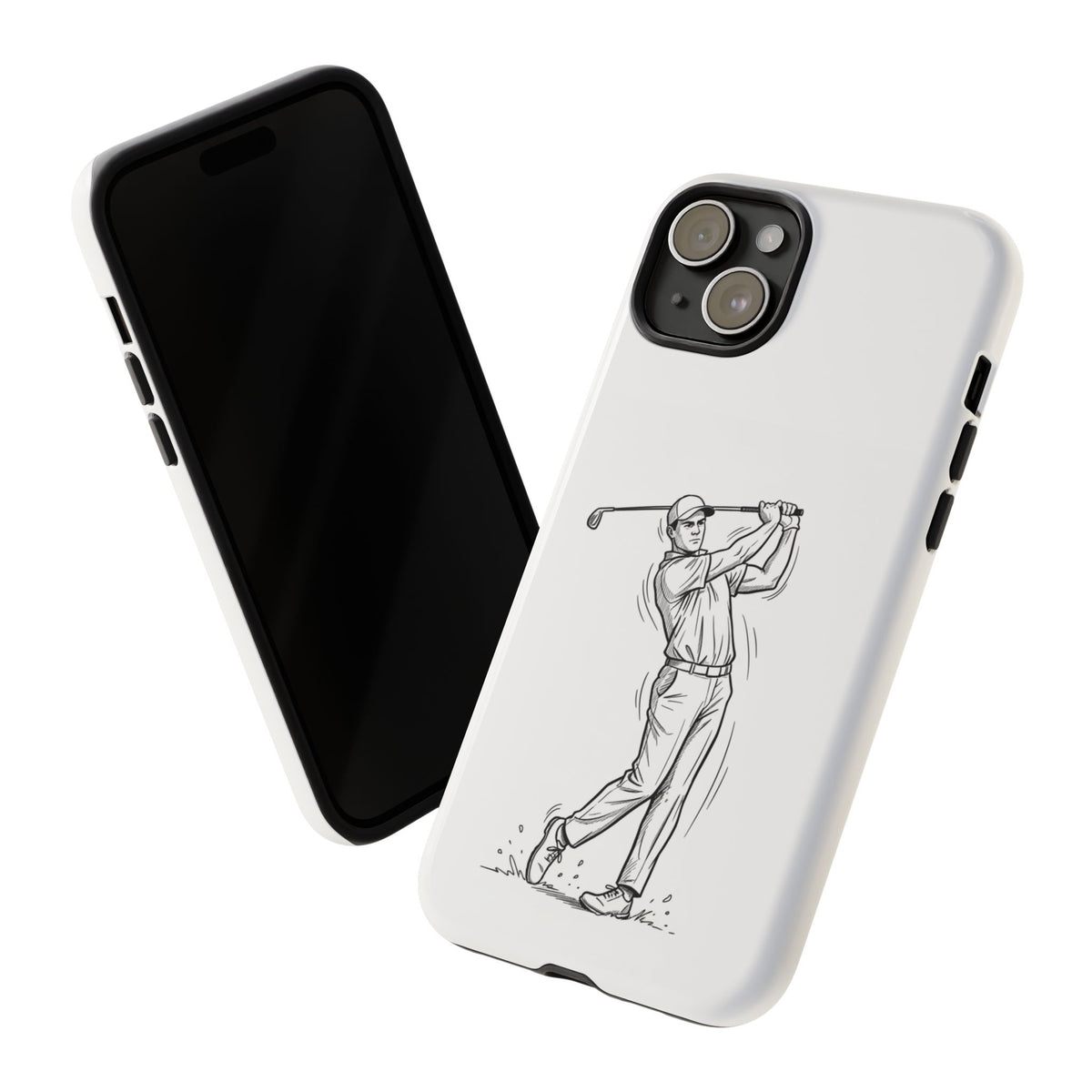 Phone Case, Golf Long Drive Design, Tough Case