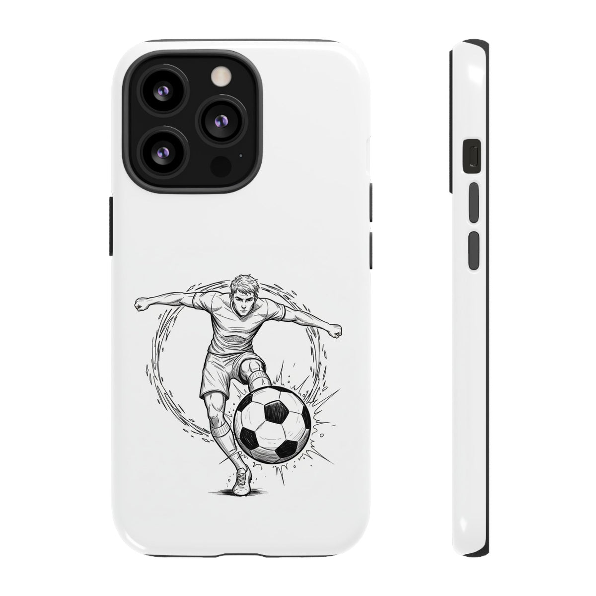 Football Striker Winners Mindset Case