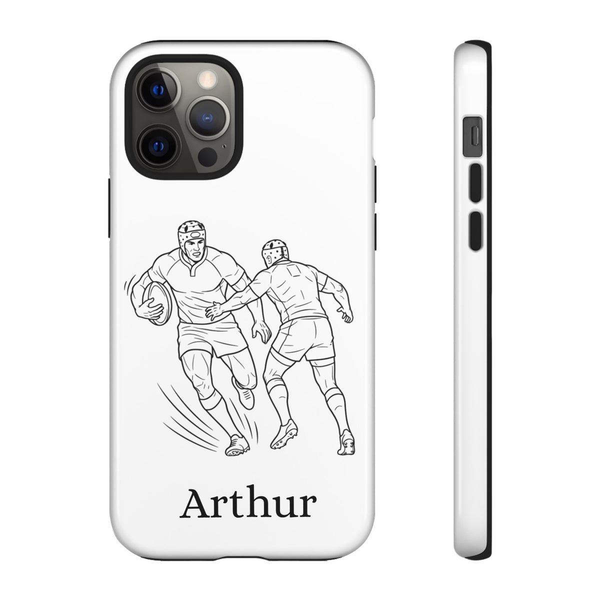 Personalised Phone Case, Rugby sidestep, Tough Case,  Custom Name