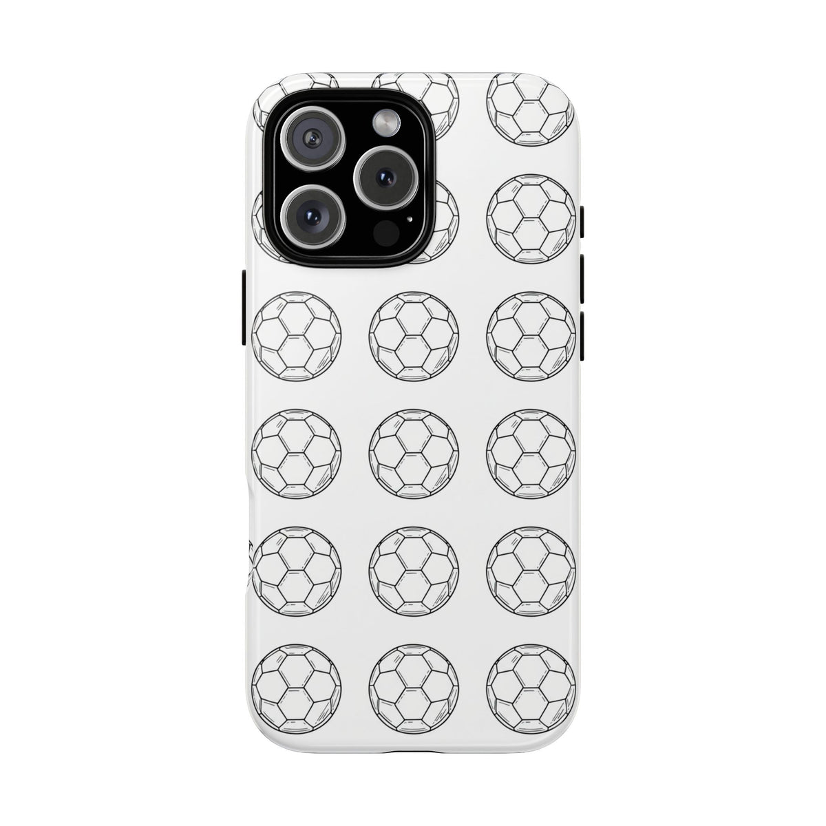 Phone Case, Football Minimalist Football Repeat Design, Tough Case