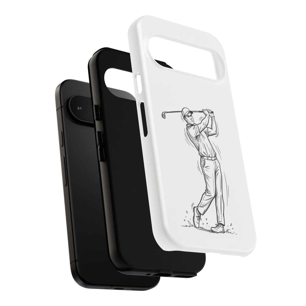 Phone Case, Golf Long Drive Design, Tough Case