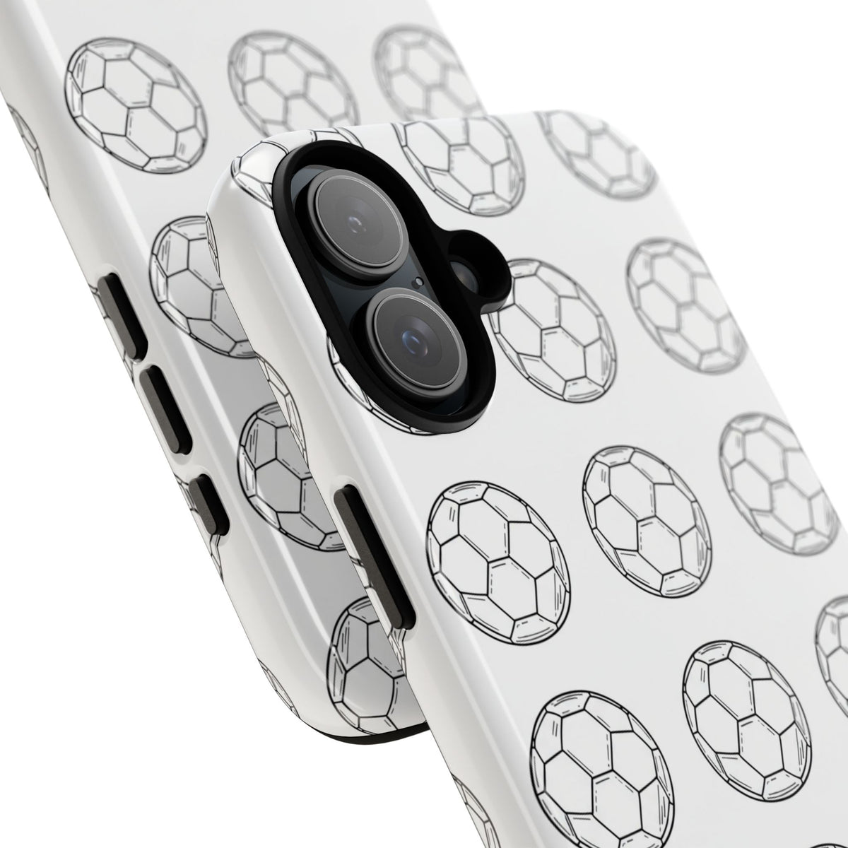 Phone Case, Football Minimalist Football Repeat Design, Tough Case