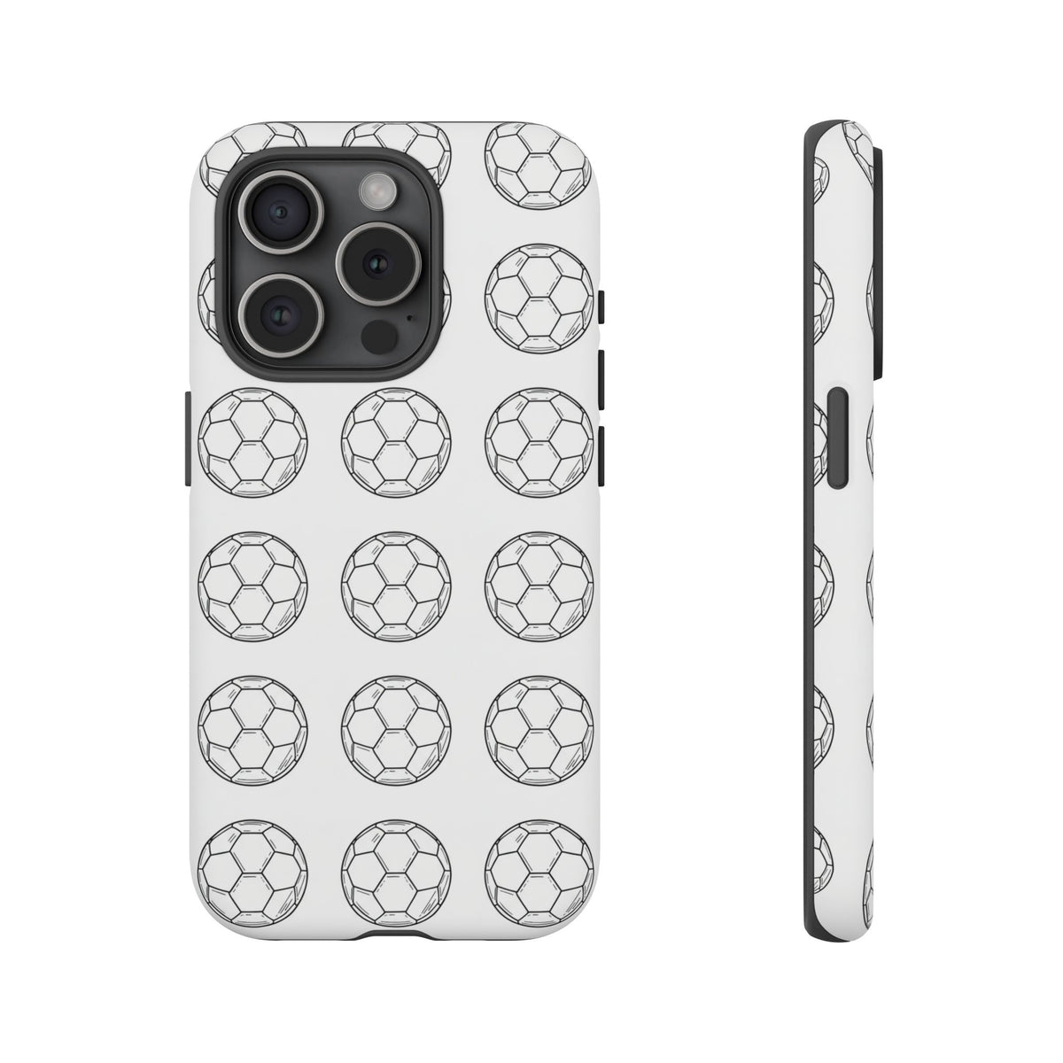 Phone Case, Football Minimalist Football Repeat Design, Tough Case