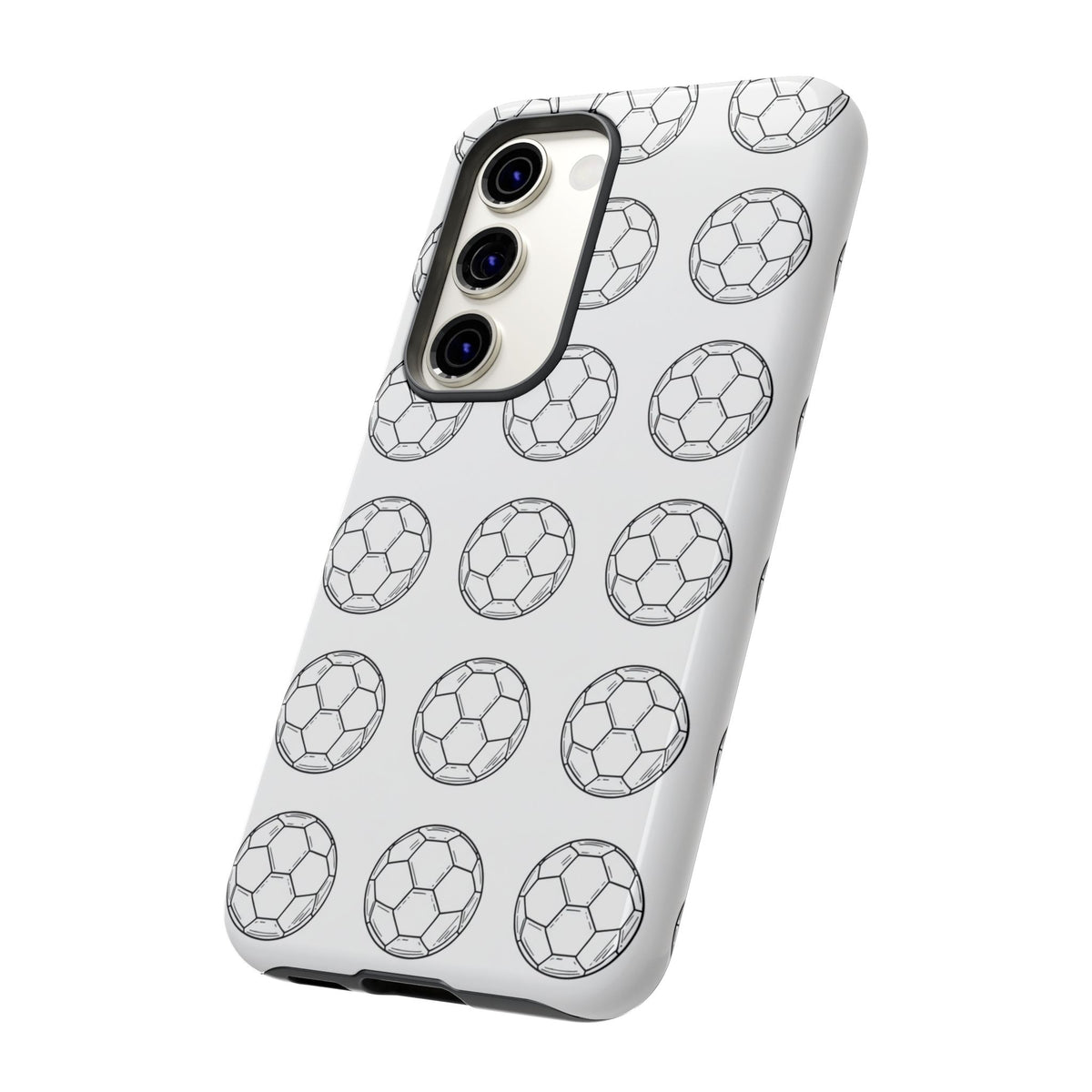 Phone Case, Football Minimalist Football Repeat Design, Tough Case