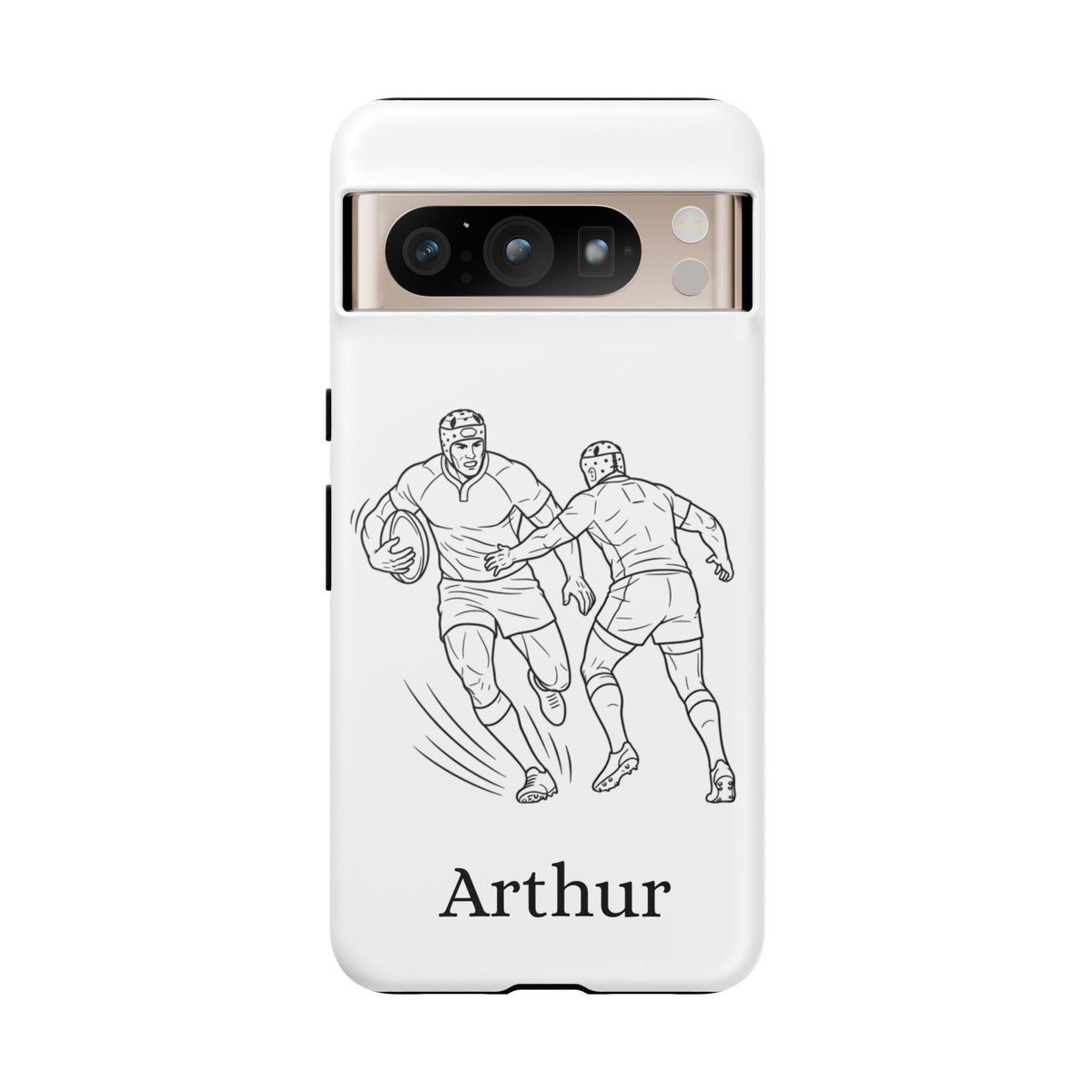 Personalised Phone Case, Rugby sidestep, Tough Case,  Custom Name