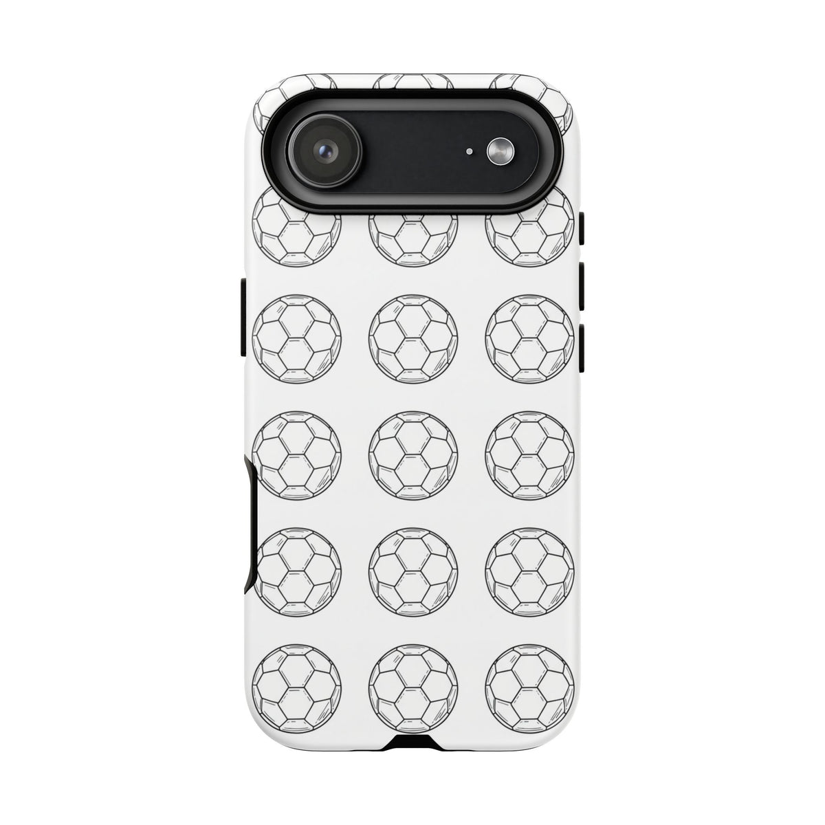Phone Case, Football Minimalist Football Repeat Design, Tough Case