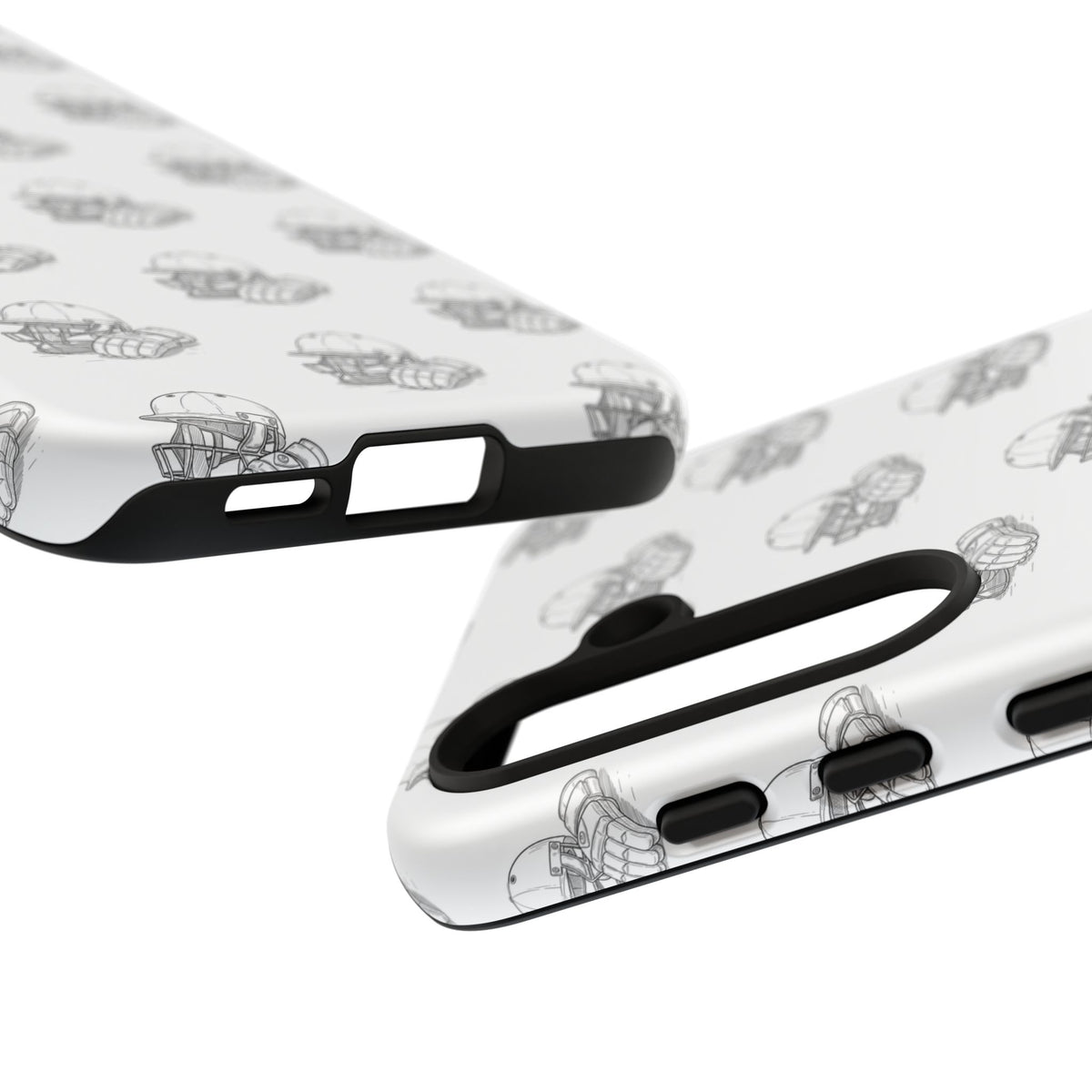 Phone Case Cricket Gear Repeat Pattern,Tough Case