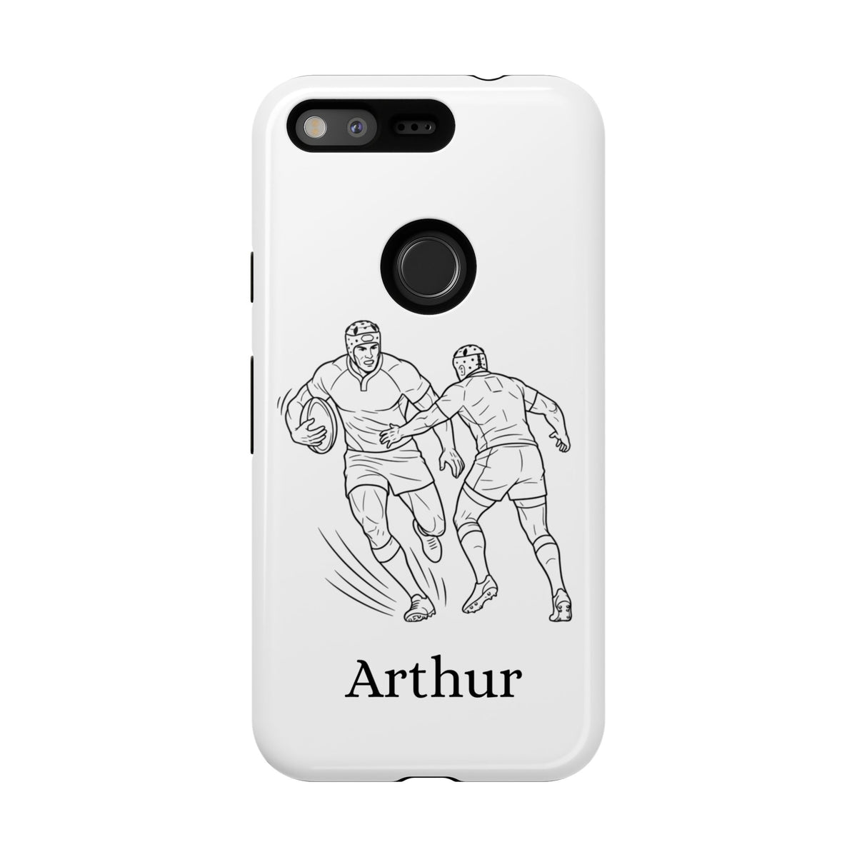 Personalised Phone Case, Rugby sidestep, Tough Case,  Custom Name