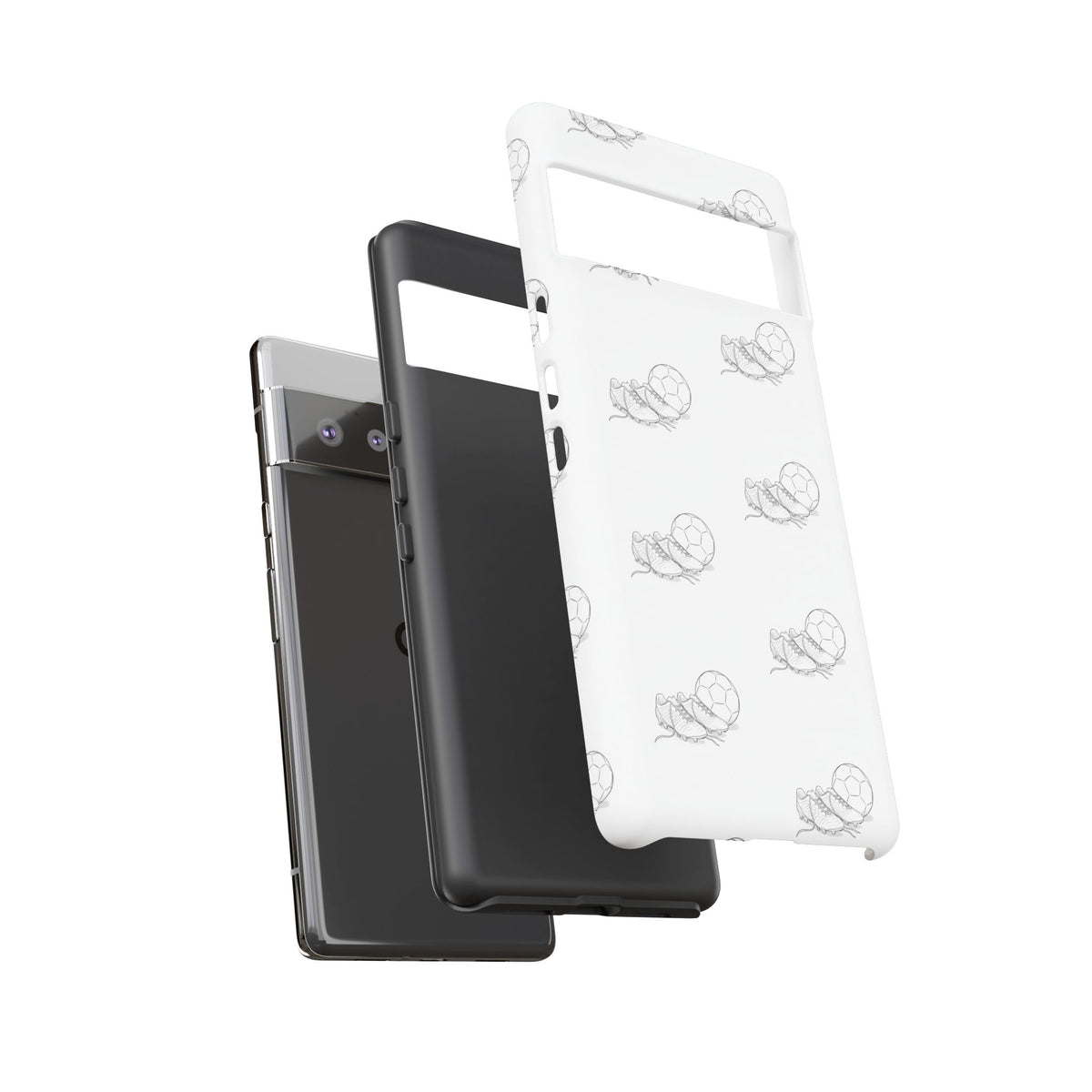 Phone Case, Football Boots & Ball Pattern, Tough Cases — Sports Phone Case