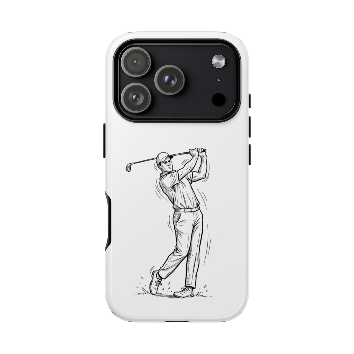 Phone Case, Golf Long Drive Design, Tough Case