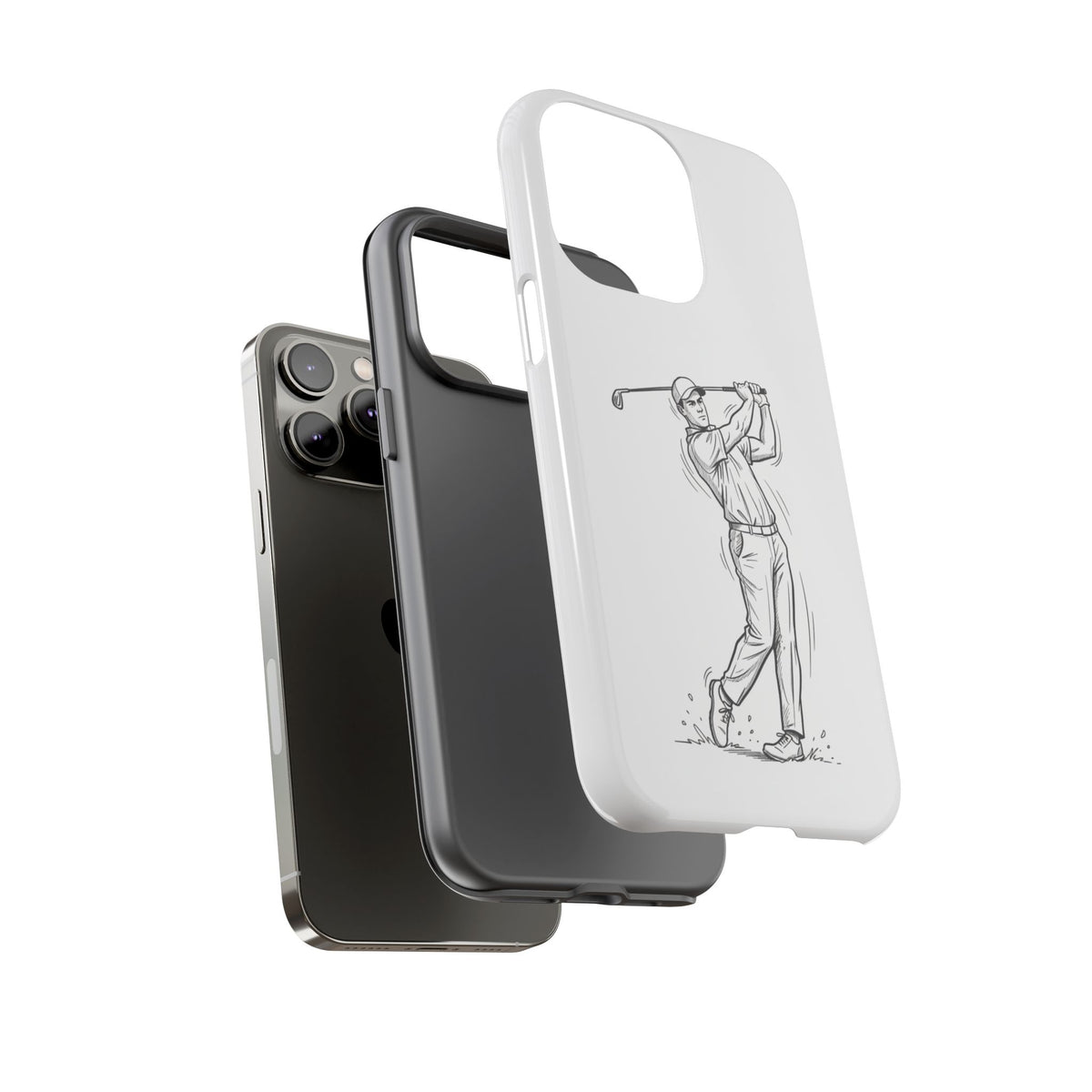 Phone Case, Golf Long Drive Design, Tough Case