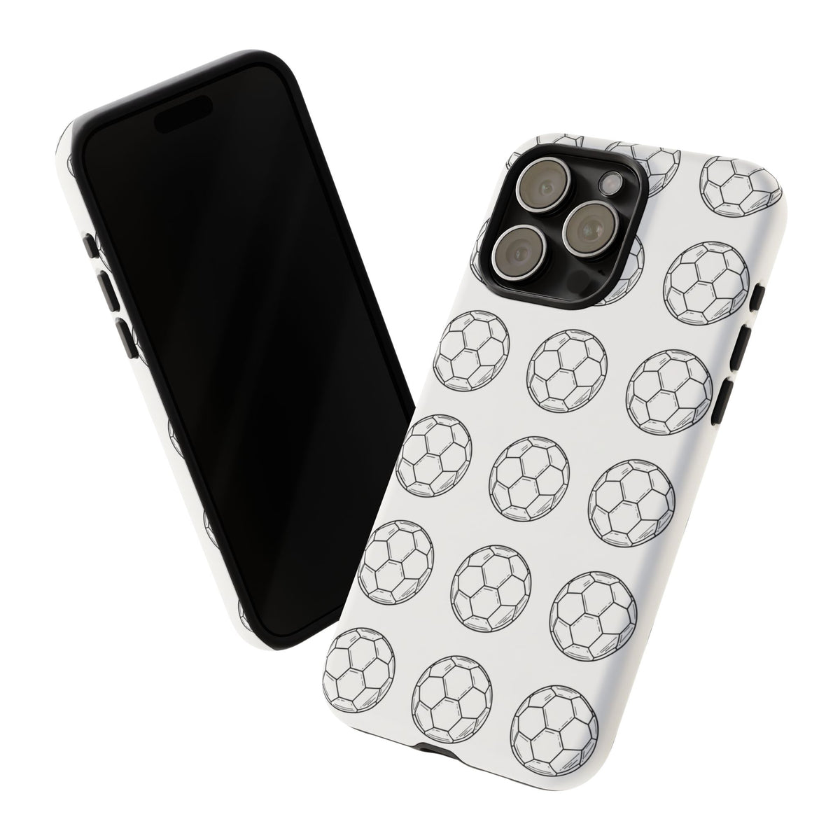 Phone Case, Football Minimalist Football Repeat Design, Tough Case