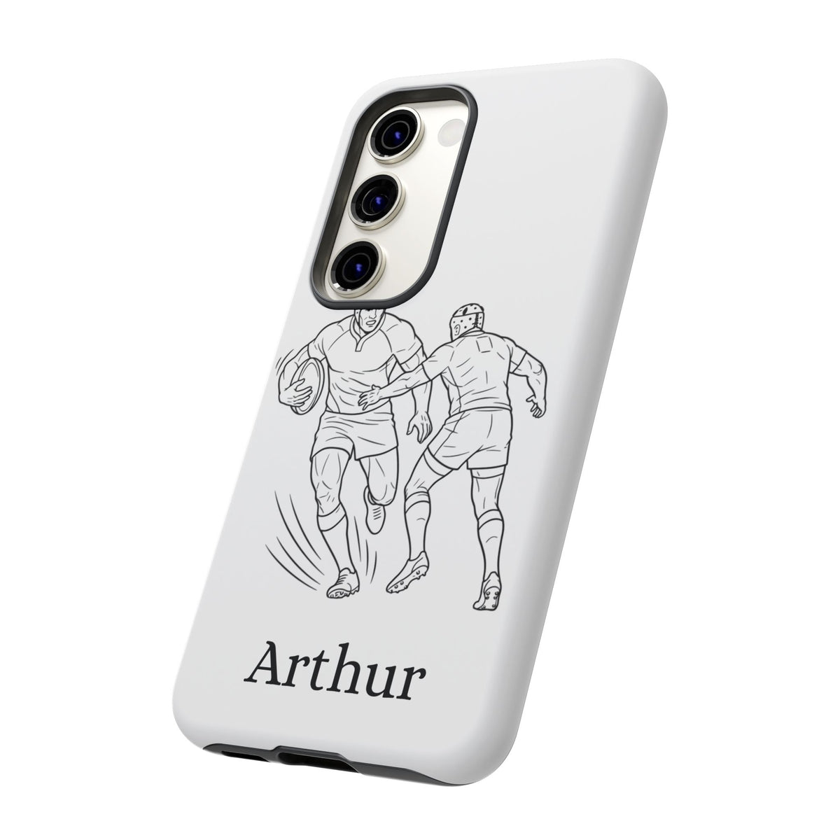 Personalised Phone Case, Rugby sidestep, Tough Case,  Custom Name